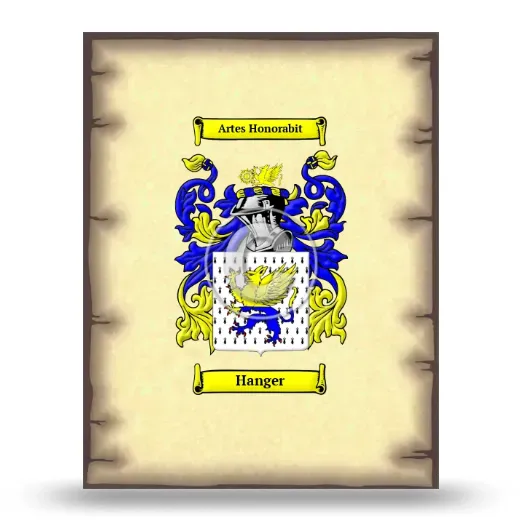 Hanger Coat of Arms Print