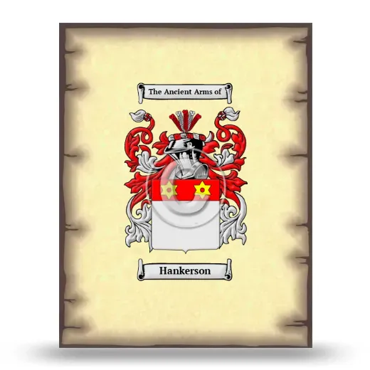 Hankerson Coat of Arms Print