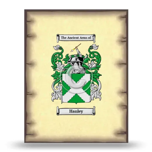 Hanley Coat of Arms Print