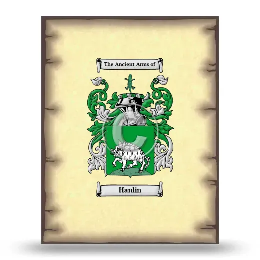 Hanlin Coat of Arms Print