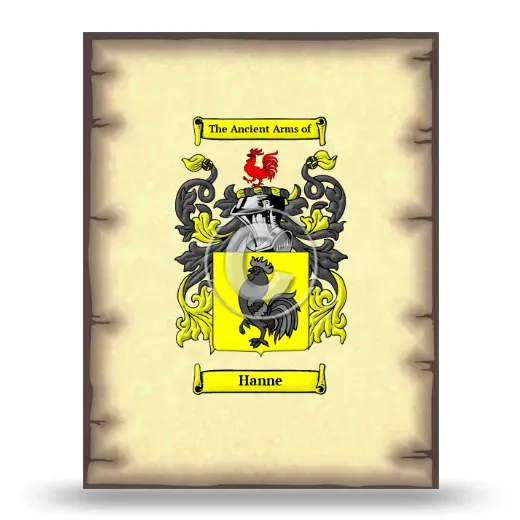 Hanne Coat of Arms Print