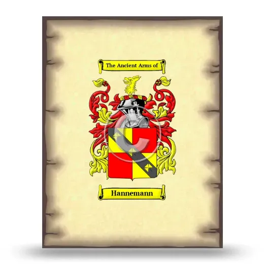 Hannemann Coat of Arms Print