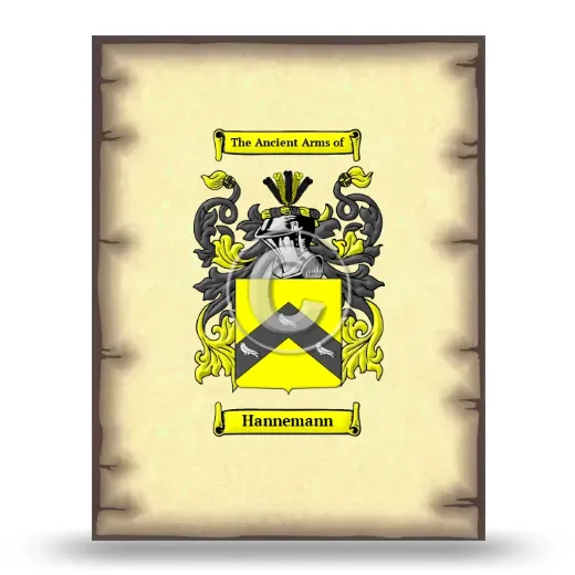 Hannemann Coat of Arms Print