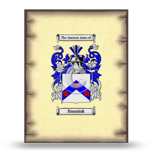 Hannink Coat of Arms Print