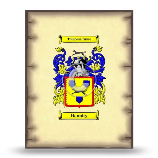 Hannity Coat of Arms Print