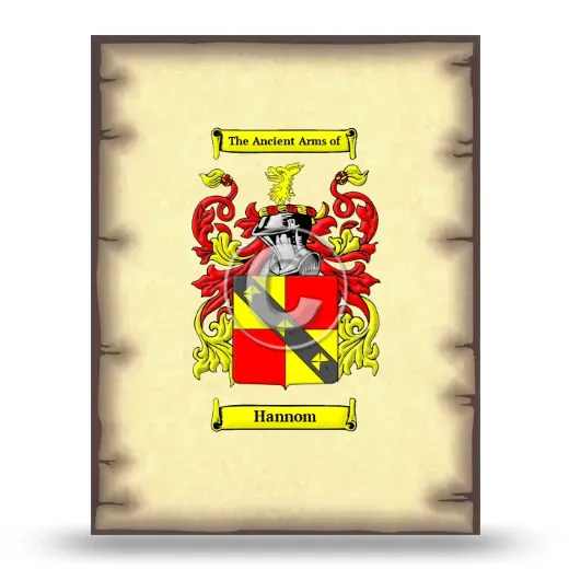 Hannom Coat of Arms Print