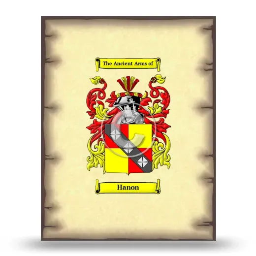 Hanon Coat of Arms Print