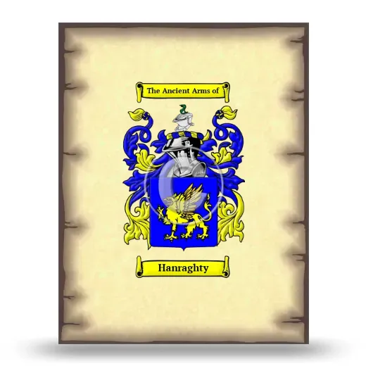 Hanraghty Coat of Arms Print