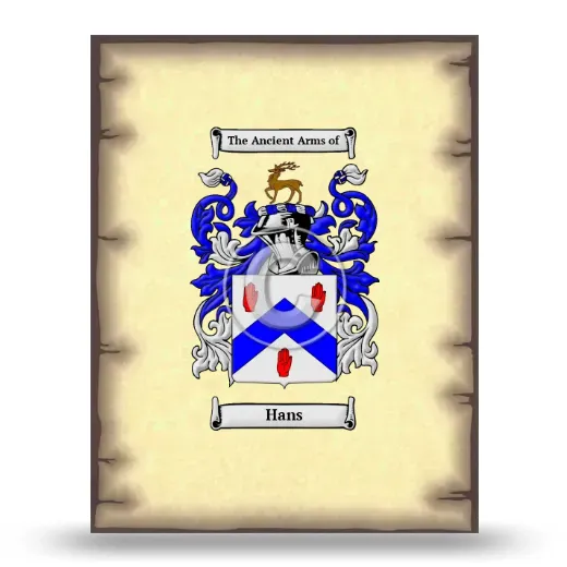 Hans Coat of Arms Print