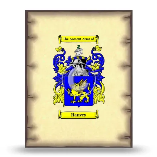 Hanvey Coat of Arms Print