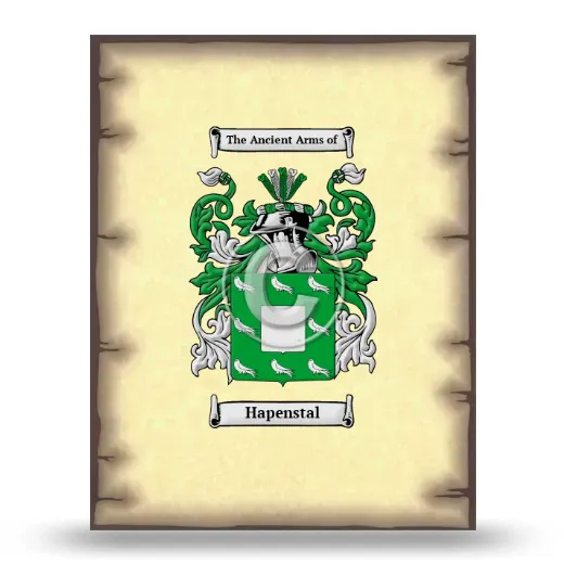 Hapenstal Coat of Arms Print