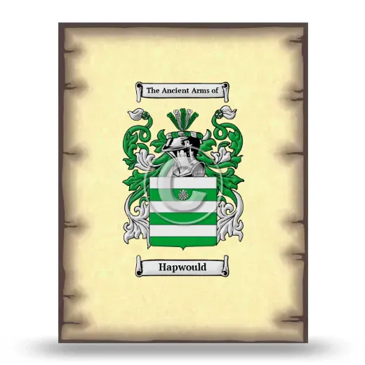 Hapwould Coat of Arms Print
