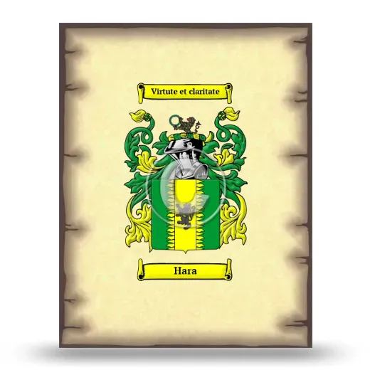 Hara Coat of Arms Print