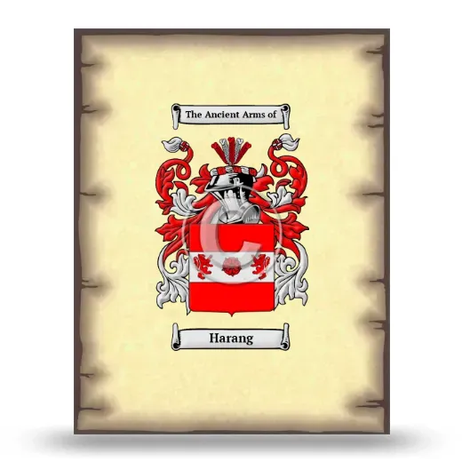 Harang Coat of Arms Print