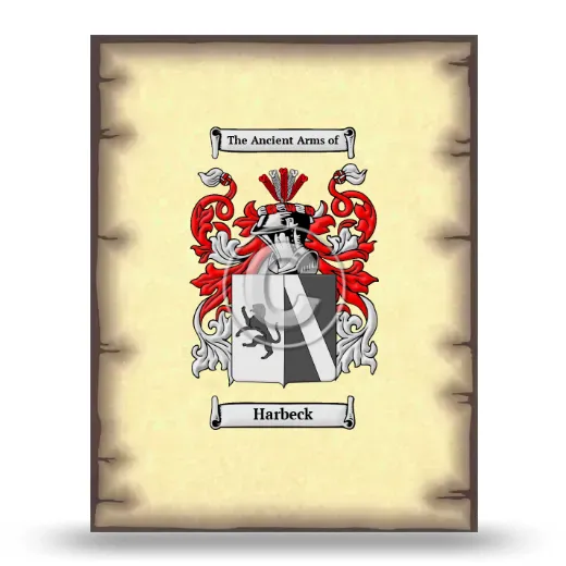 Harbeck Coat of Arms Print