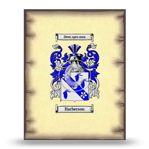 Harberson Coat of Arms Print