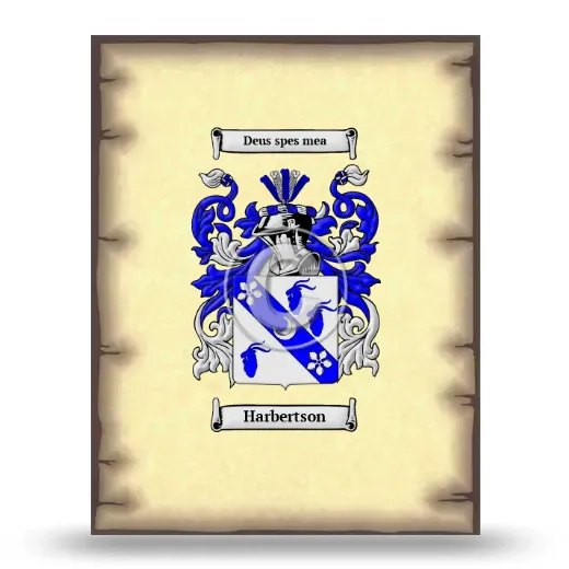 Harbertson Coat of Arms Print
