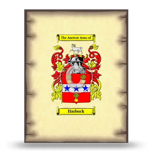Harbuck Coat of Arms Print