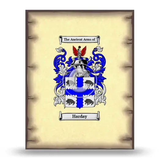 Harday Coat of Arms Print