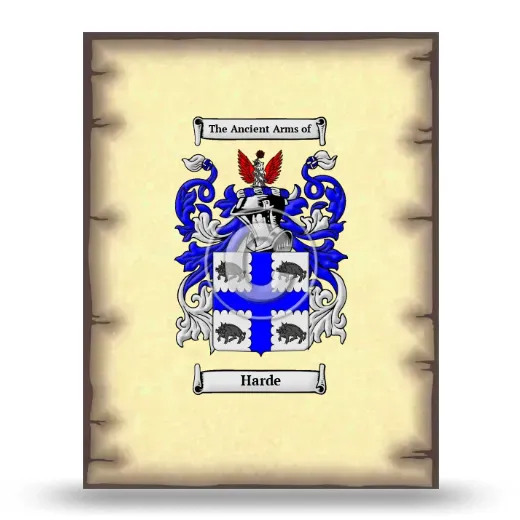 Harde Coat of Arms Print