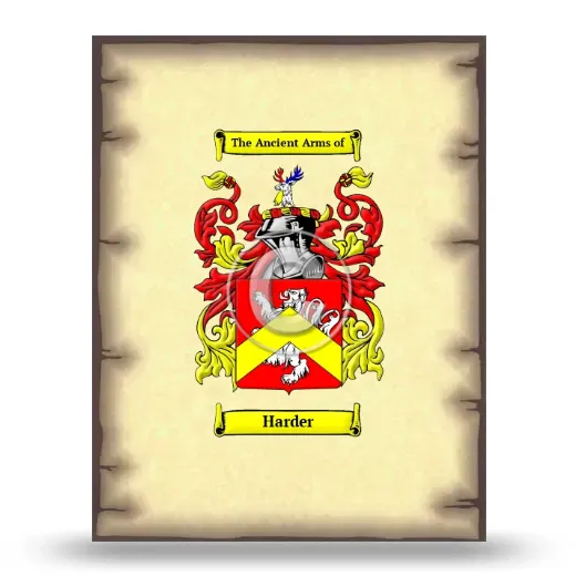 Harder Coat of Arms Print