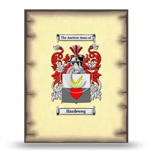 Hardeweg Coat of Arms Print
