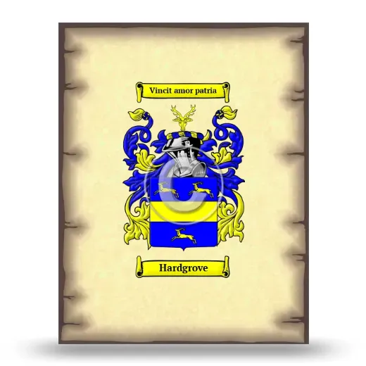 Hardgrove Coat of Arms Print