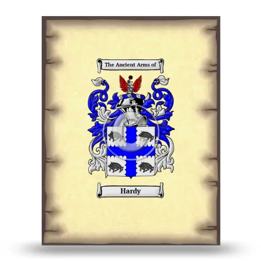Hardy Coat of Arms Print