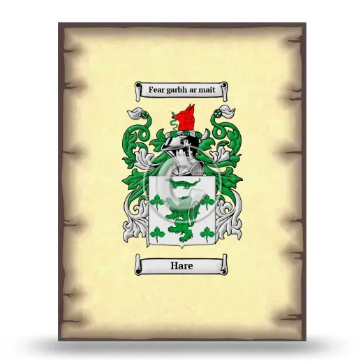 Hare Coat of Arms Print