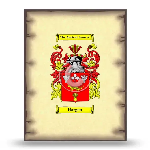 Hargen Coat of Arms Print