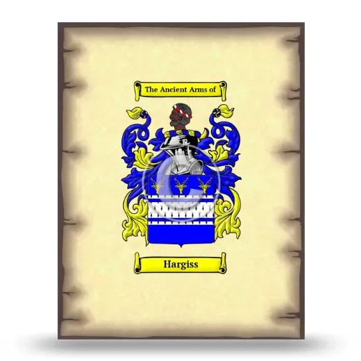 Hargiss Coat of Arms Print