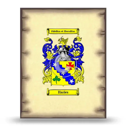 Haries Coat of Arms Print