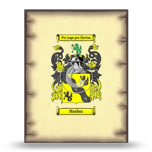Harlan Coat of Arms Print