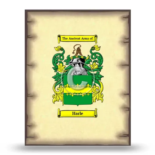 Harle Coat of Arms Print
