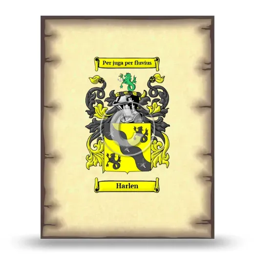 Harlen Coat of Arms Print