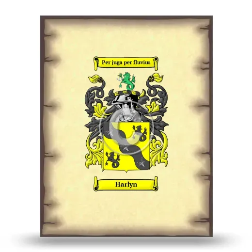 Harlyn Coat of Arms Print
