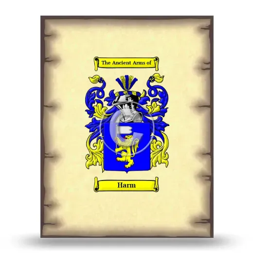 Harm Coat of Arms Print