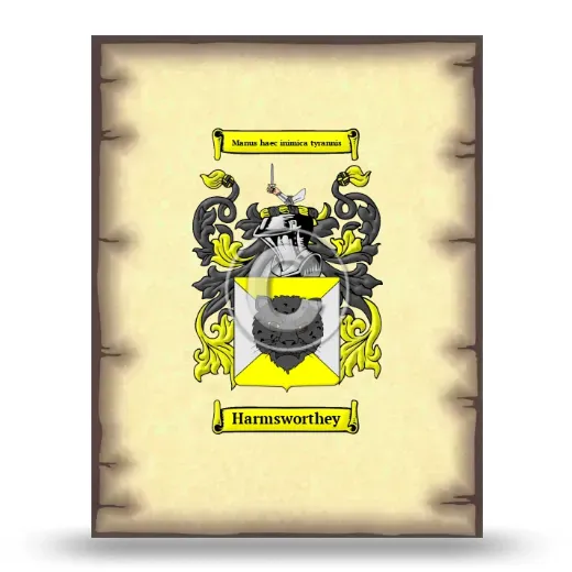 Harmsworthey Coat of Arms Print