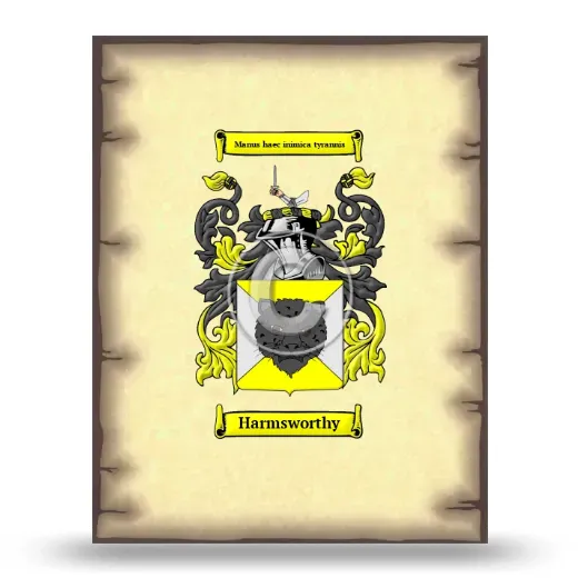 Harmsworthy Coat of Arms Print