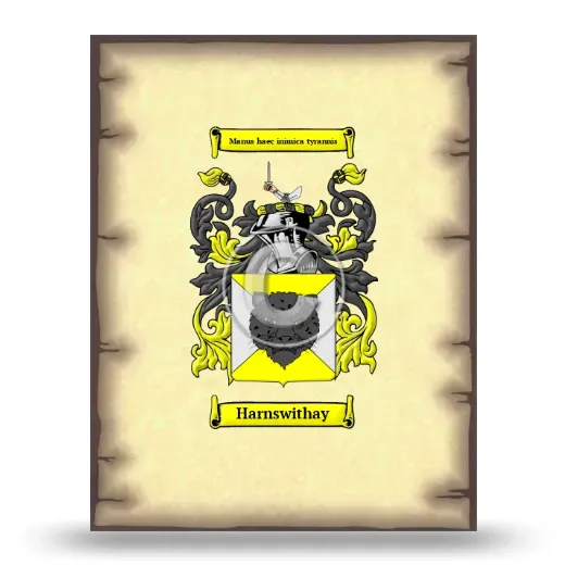 Harnswithay Coat of Arms Print