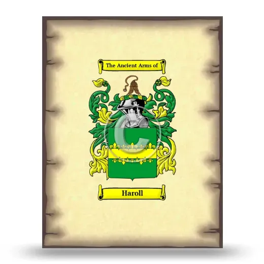 Haroll Coat of Arms Print