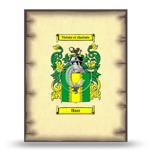 Harr Coat of Arms Print