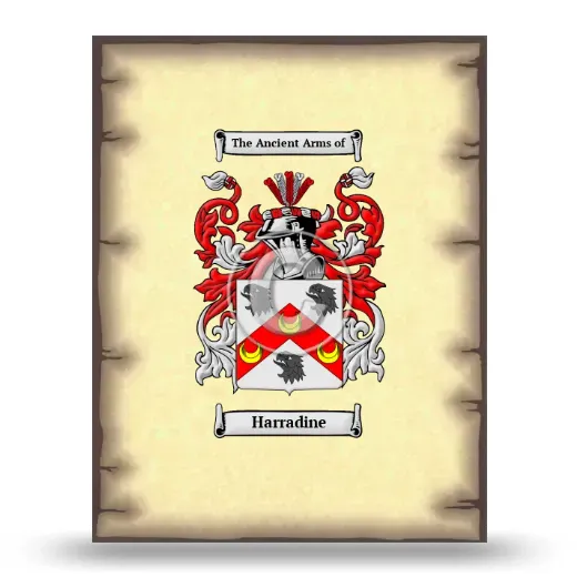 Harradine Coat of Arms Print