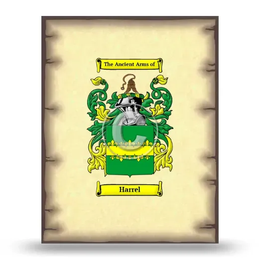 Harrel Coat of Arms Print