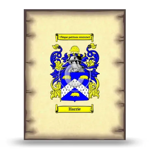 Harrie Coat of Arms Print