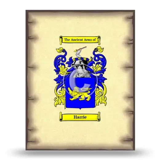 Harrie Coat of Arms Print