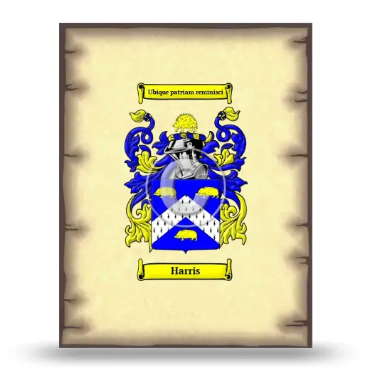 Harris Coat of Arms Print