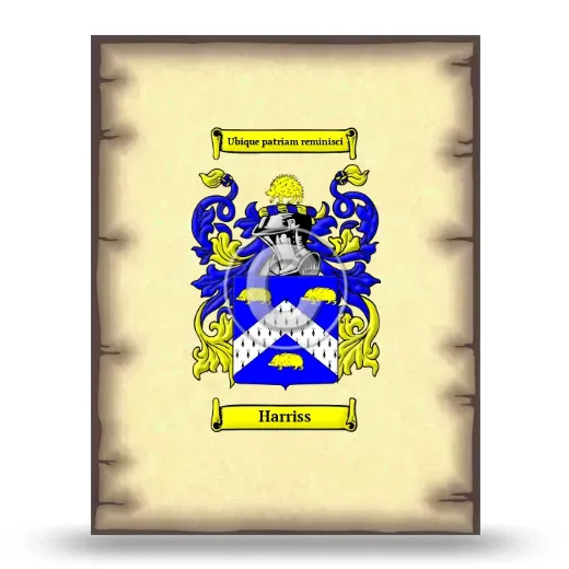 Harriss Coat of Arms Print