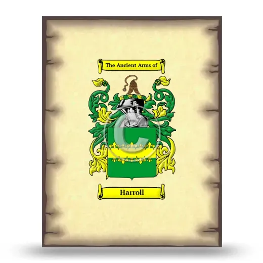 Harroll Coat of Arms Print