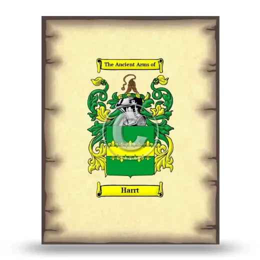 Harrt Coat of Arms Print
